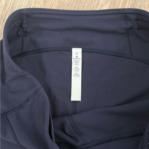 Lululemon Speed Up Tight *Full-On Luxtreme 28" Size 10 Navy - Picture 9 of 10